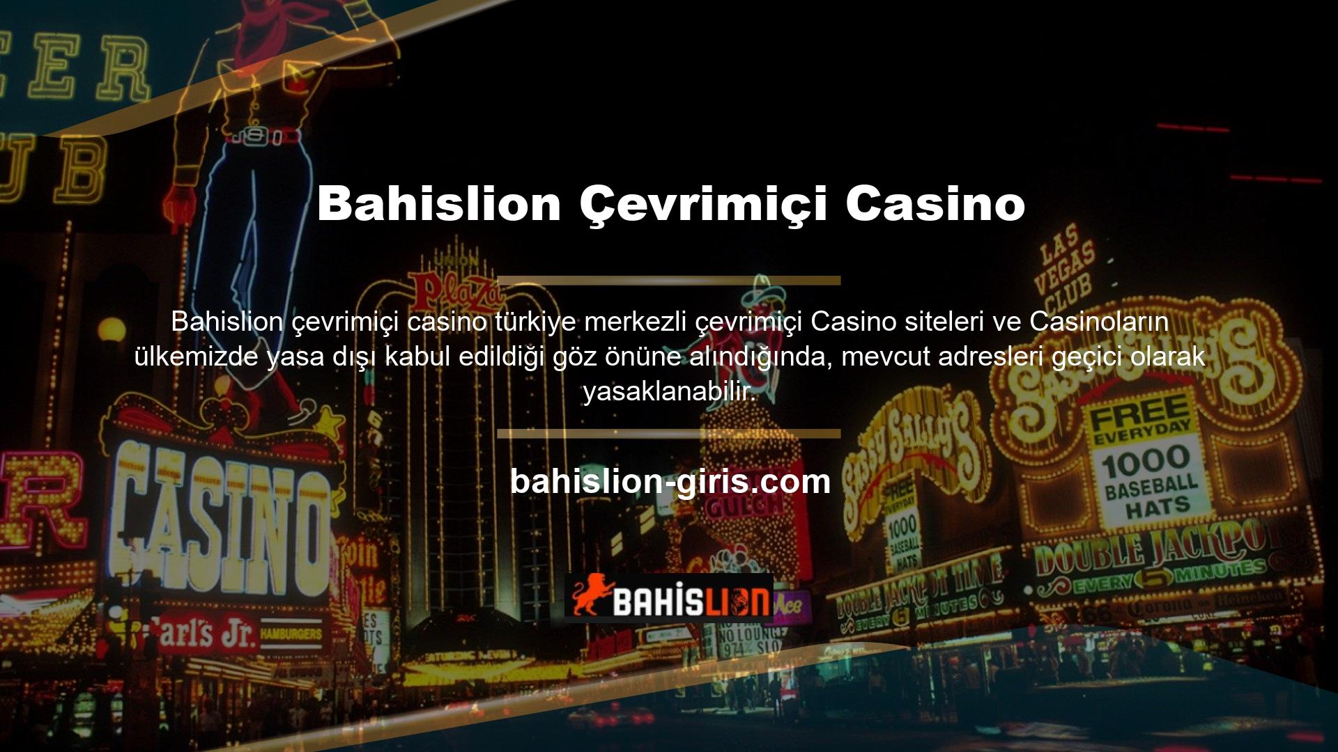 BTK ayrıca Bahislion mevcut giriş sayfasını da engelledi